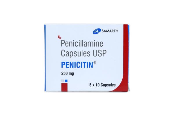 Penicillamine Capsules 250 Mg