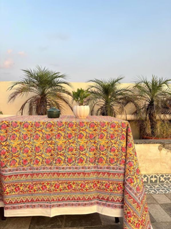 Printed Cotton Table Cloth