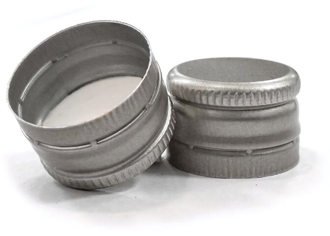 22MM Silver Color Aluminium ROPP Cap