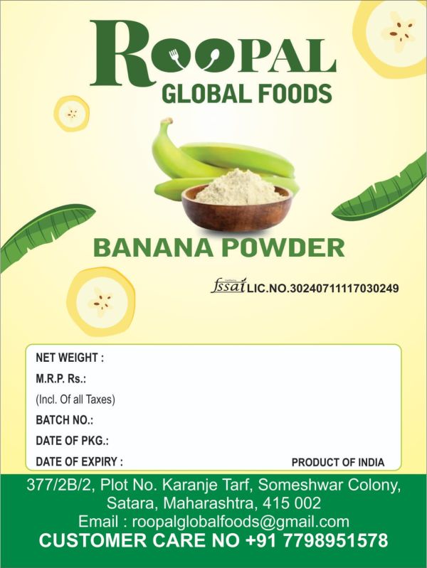 Natural Banana Powder