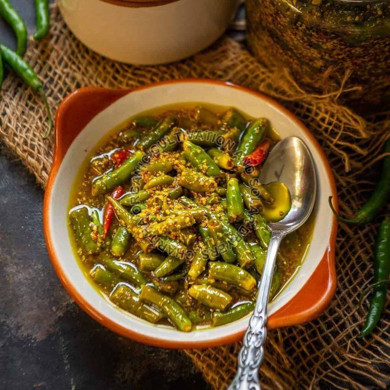 Organic Green Chilli Pickle