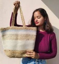 Braided Jute Handbag