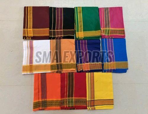 2 M Party Wear Cotton Dhoti