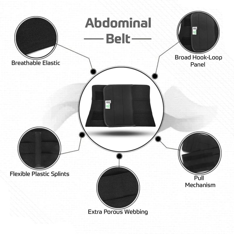 RCSP Black Abdominal Belt