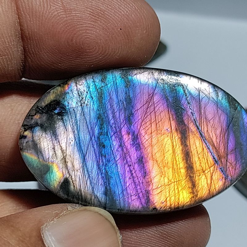 Multi Purple Labradorite Stone