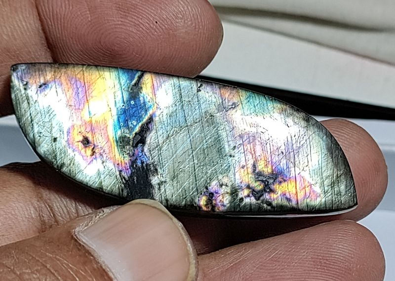 Multi Purple Labradorite Stone