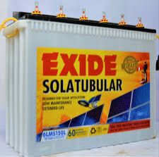 150 Ah Exide Solar Tubular Battery