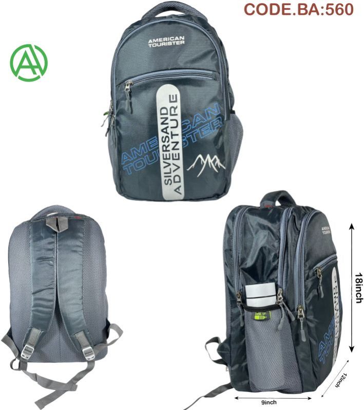 Dark Grey Backpack Bag