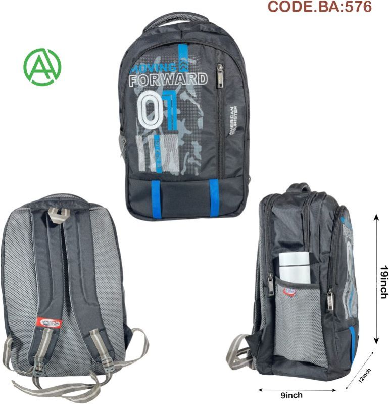 Dark Grey Laptop Backpack Bag