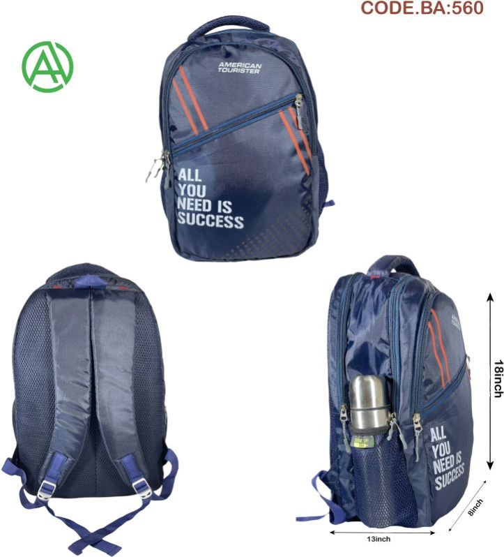 Navy Blue Backpack Bag