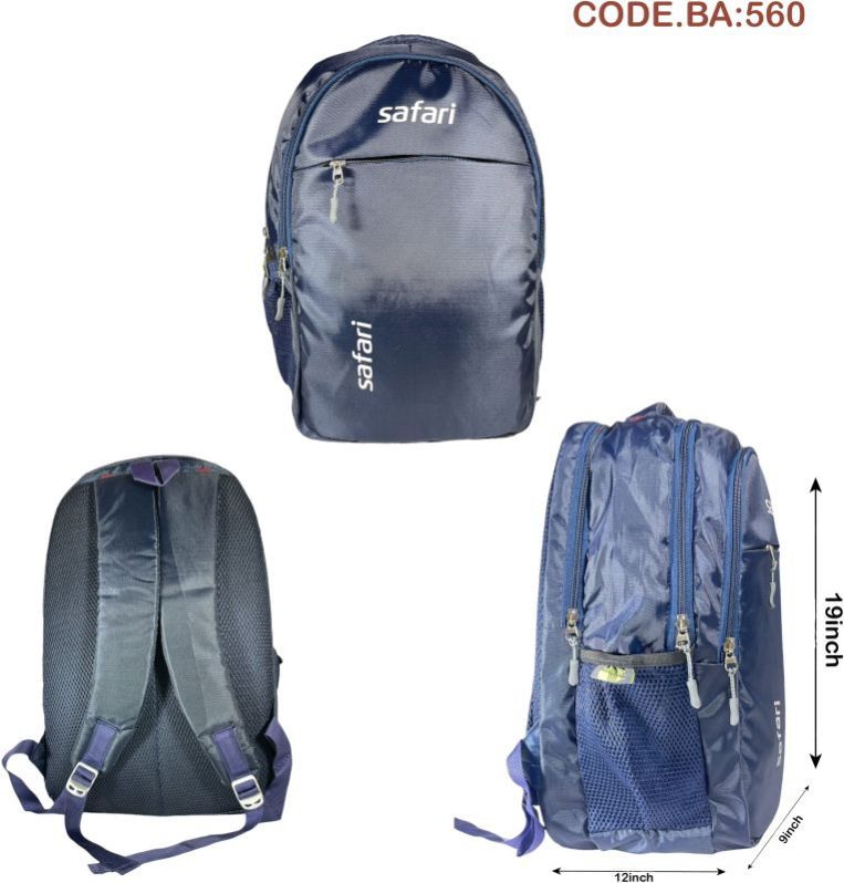 Navy Blue Office Backpack Bag