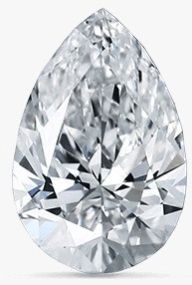 Pear Cut Lab Grown CVD Diamond Stone