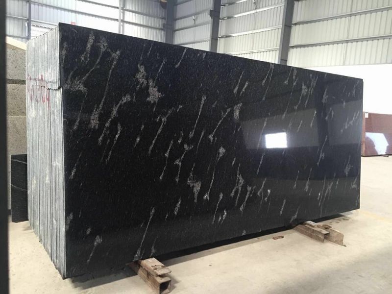 Pearl Black Granite Slabs
