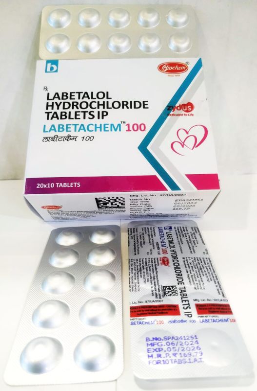 Labetalol Hydrochloride 100mg Tablet