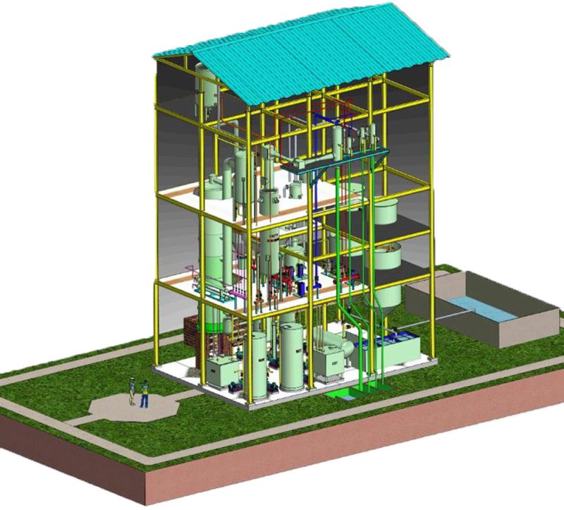 Continuous Type Edible Oil Refinery Plant