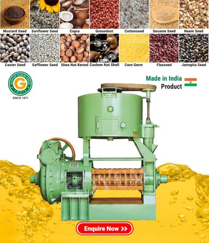 Neem Seed Oil Pressing Machine