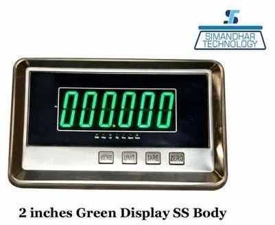 2 Inches Green Display SS Body Indicators