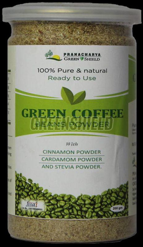 Green Coffee Beans Powder, Packaging Type : Bottle