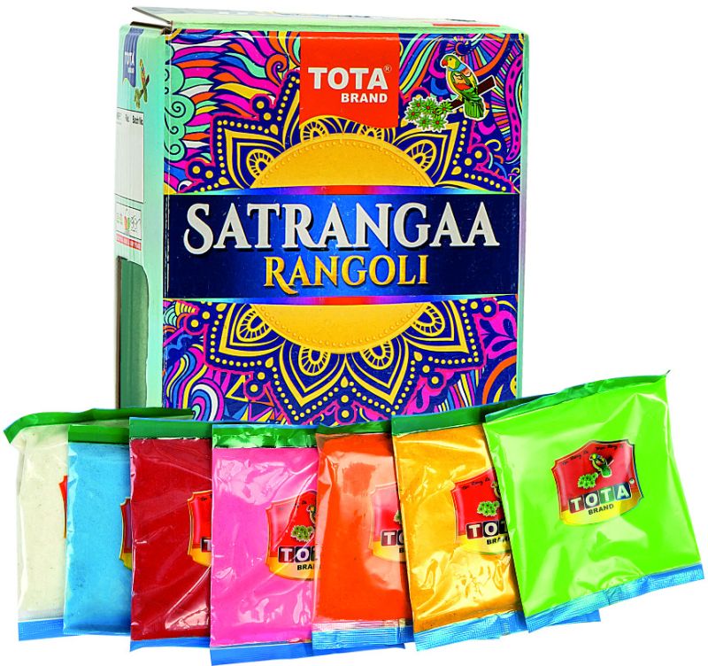 Tota Satranga Rangoli Color Powder | 80g