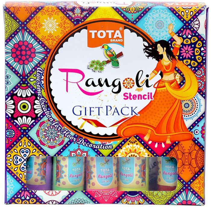 Tota Rangoli GIft Pack (Blue)