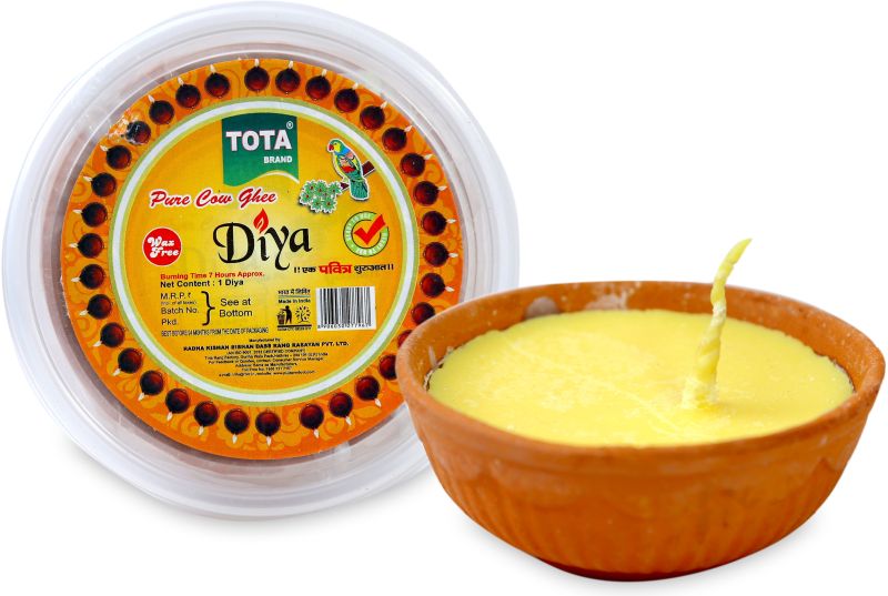 Tota Cow Ghee Akhand Diya