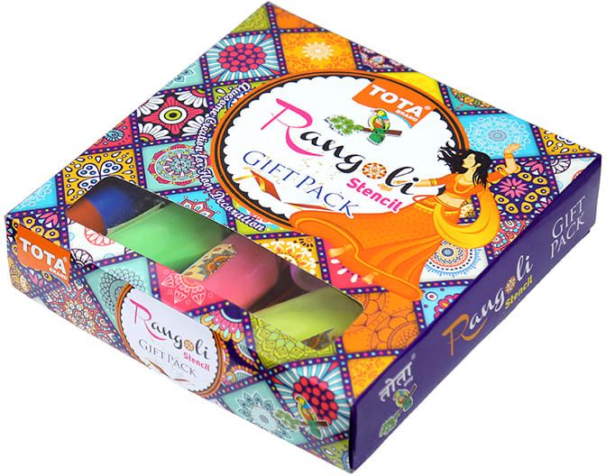 Tota Rangoli GIft Pack (Blue)