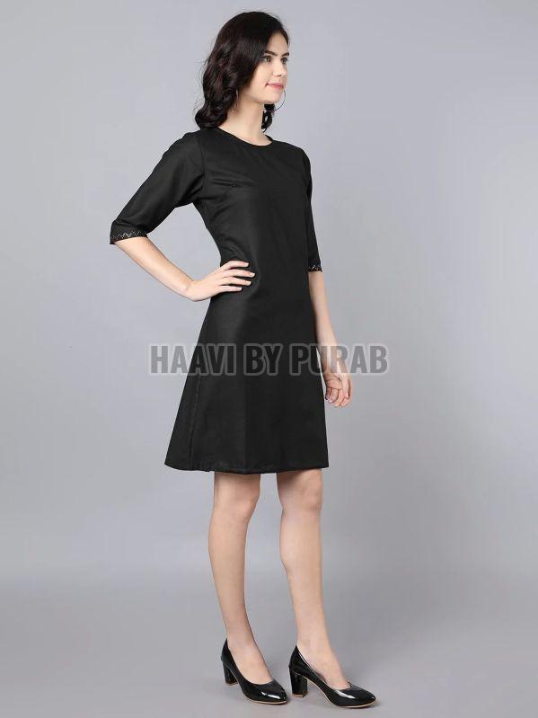 Ladies Black Tunic Dress