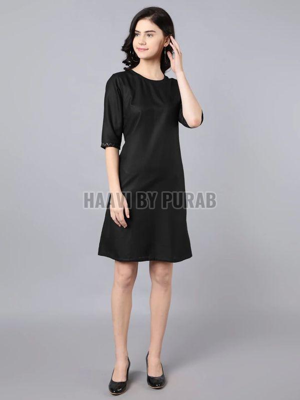 Ladies Black Tunic Dress