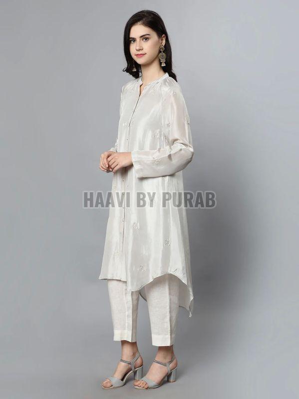 Ladies Cupro Silk Petal Tunic Kurta