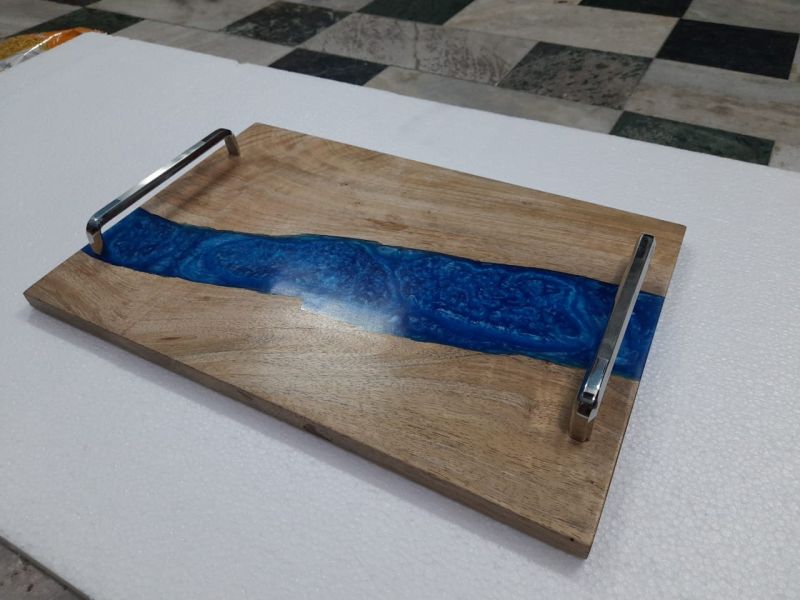 Epoxy Resin Wooden Serving Tray