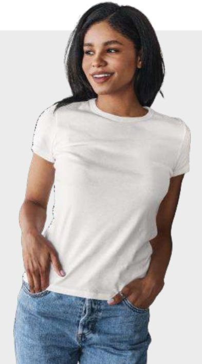 Ladies Round Neck T-Shirts