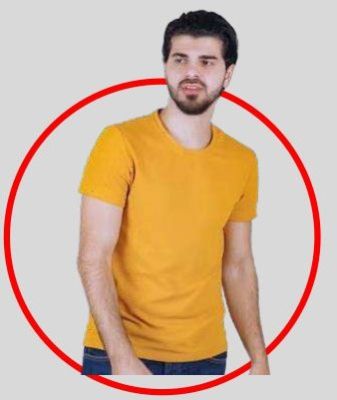 Mens Gold Finish Round Neck T-Shirts