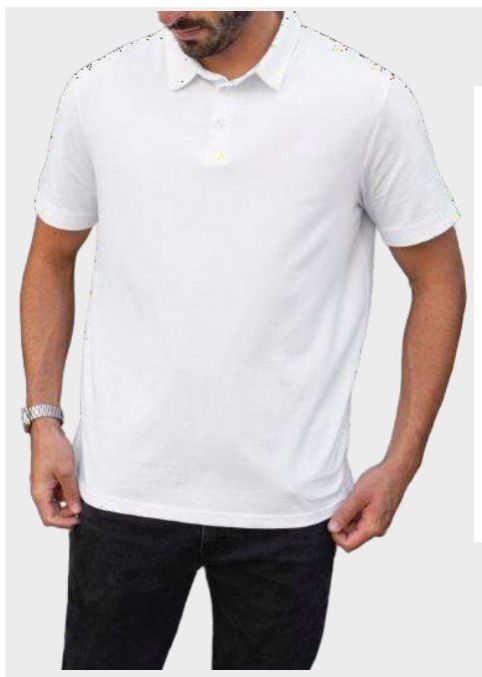 Mens White Polo T-Shirts