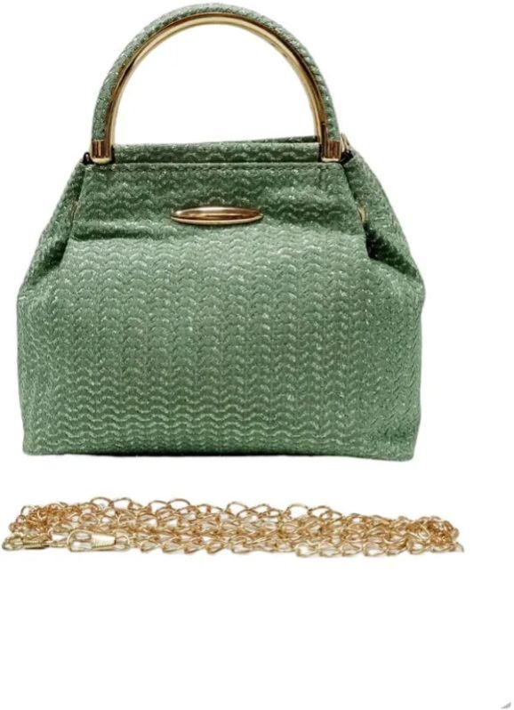 Light Green PU Clutch Bag