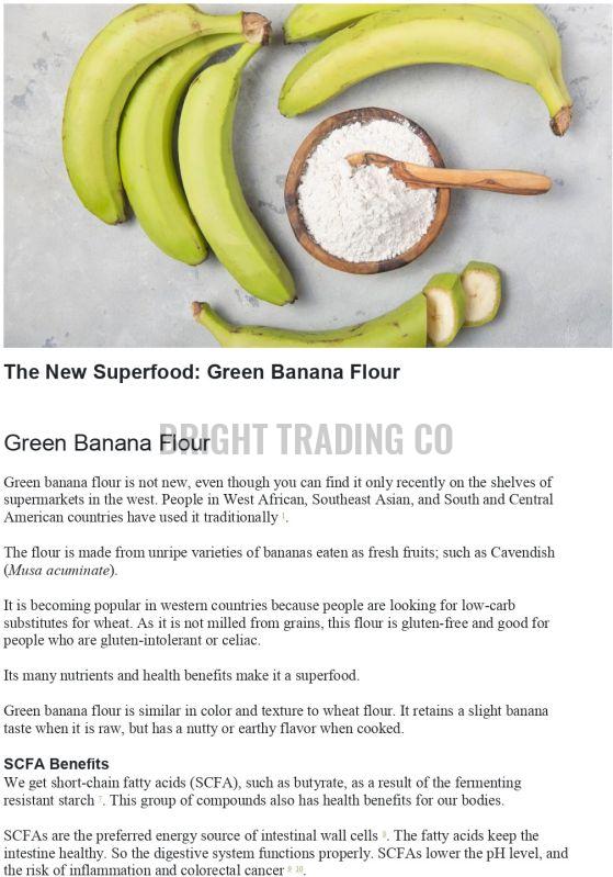 Green Banana Powder