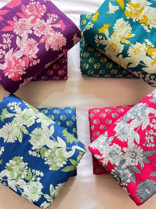 Cotton Printed Cambric Fabric