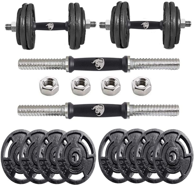 Adjustable Cast Iron Dumbbell Set