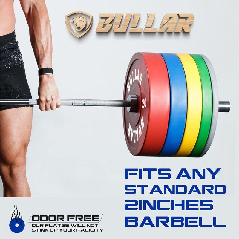 BULLAR Olympic Color Rubber Bumper Plates