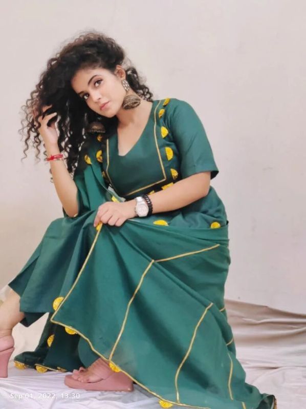 Dark Green Gotta Flower Suit