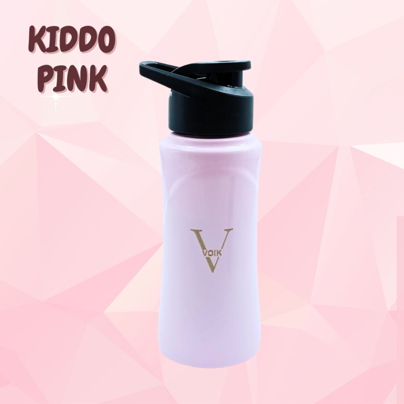 Voik Kiddo Pink Sipper Water Bottle 500ml