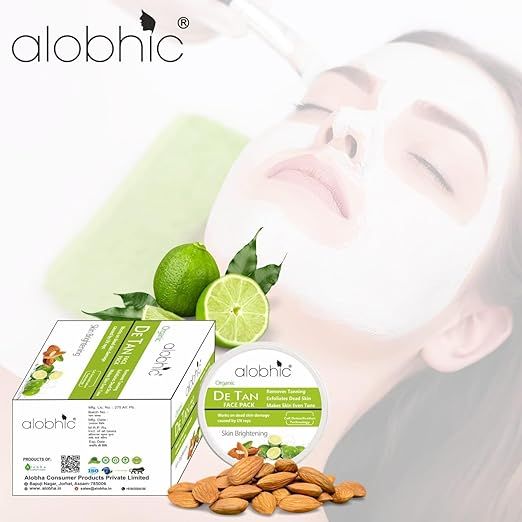 Alobhic Organic De Tan Face Pack