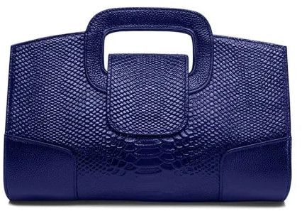 Ladies Blue Leather Handbags