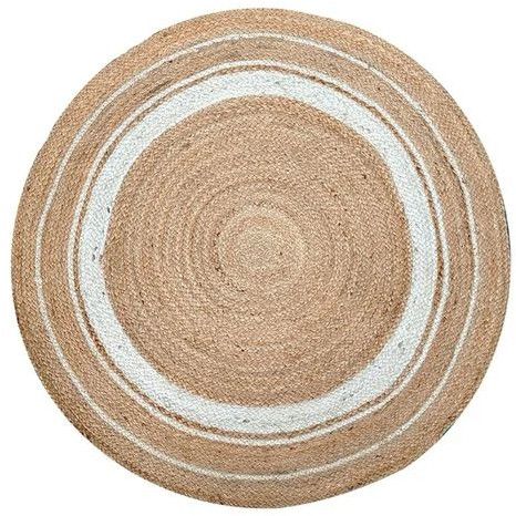 Plain Round Jute Rug