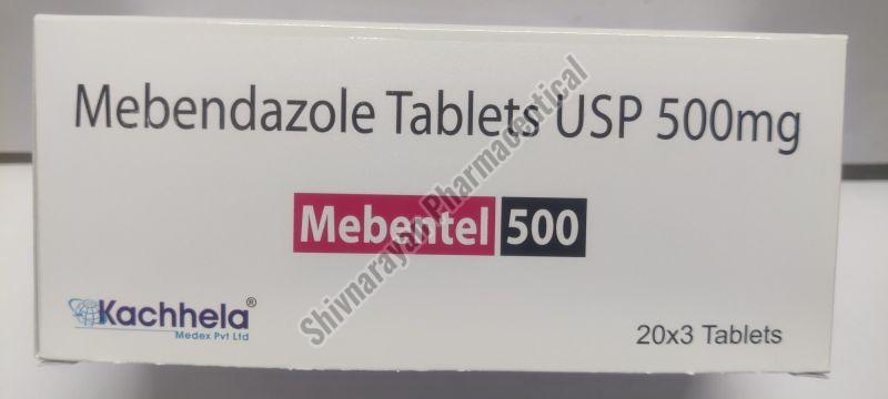 500mg Mebendazole Tablets