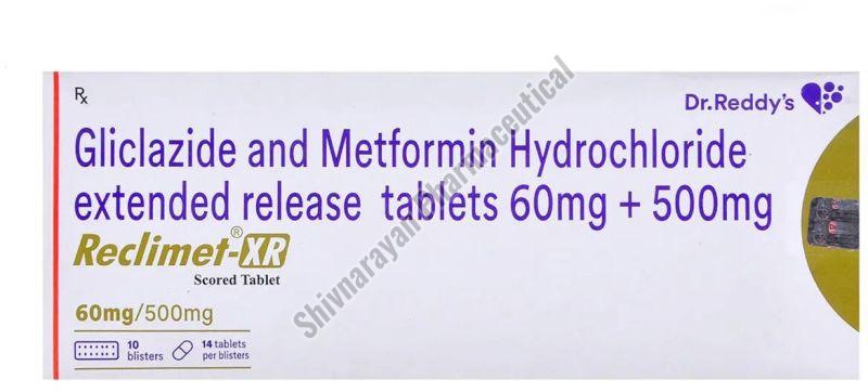 Gliclazide and Metformin Hydrochloride Extended Release Tablets