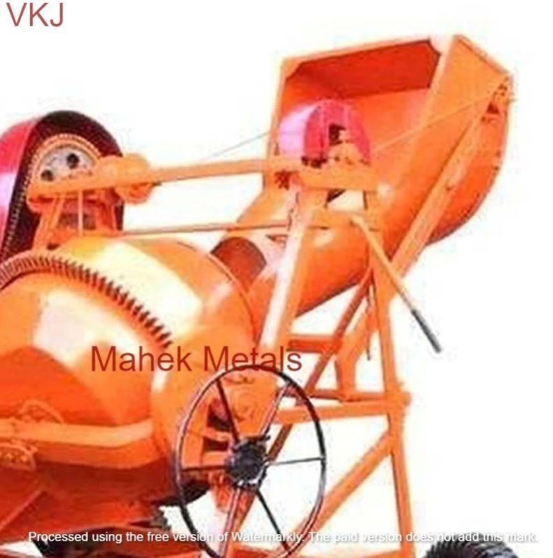 Concrete Mixer Machine With Hydraulic Hopper