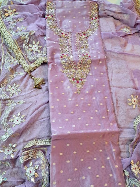 Ladies Elegant Unstitched Suit