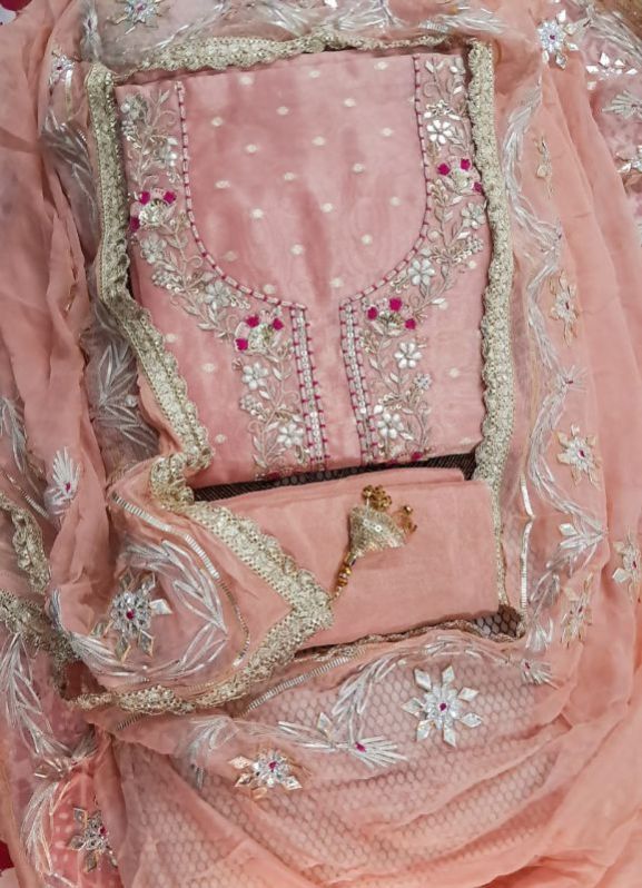 Ladies Exquisite Unstitched Suit