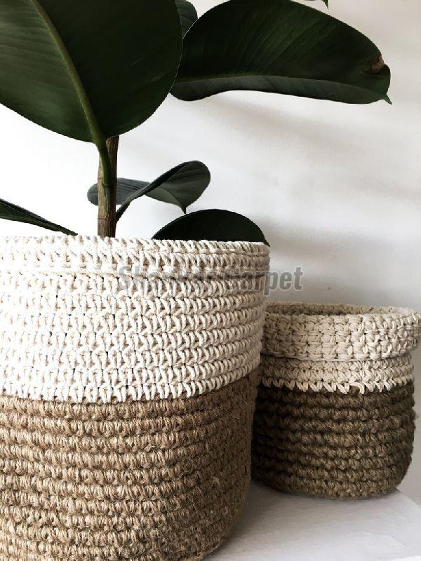 Flower Jute Baskets