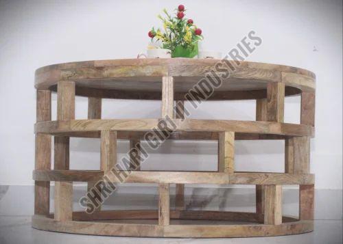 Mango Wood Modern Coffee Table